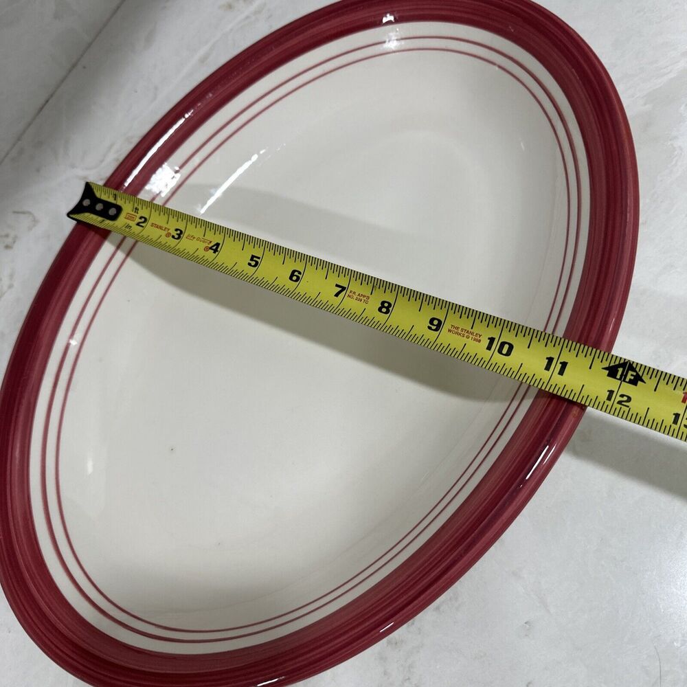 VERY Large Family Style Serving Plate Platter Italy Made for Roma, Inc New York - Picture 10 of 12